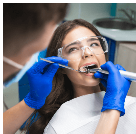 Dental patient getting root canal treatment in Oklahoma City
